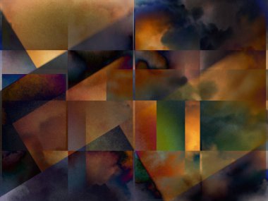 Renkli soyut arkaplan, yaratıcı resim