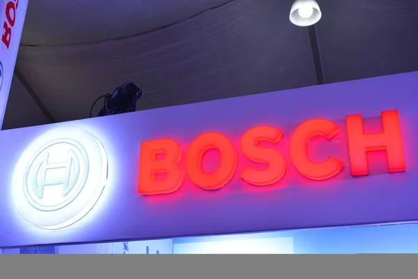 Bosch sign at Manila International Auto Show in Pasay, Philippin