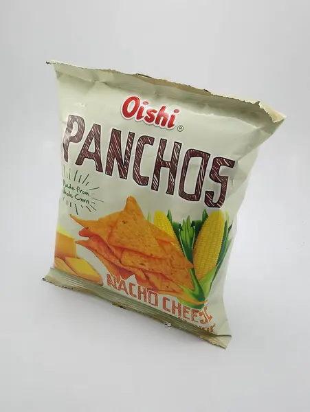 Oishi Panchos Nacho Cheese Nelle Filippine — Foto Stock