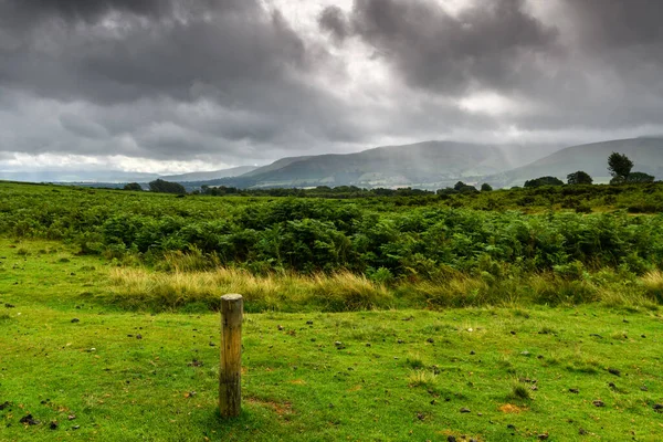 Brecon Beacons Paesaggio Vista Panoramica — Foto Stock