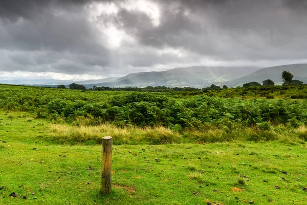 Brecon Beacons Landschaft Malerische Aussicht — Stockfoto