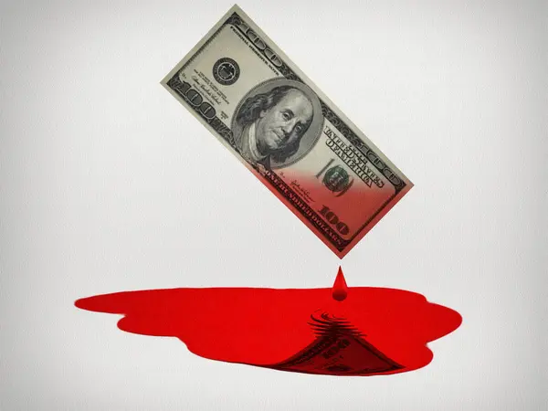 View Blood Money — Stock Photo, Image