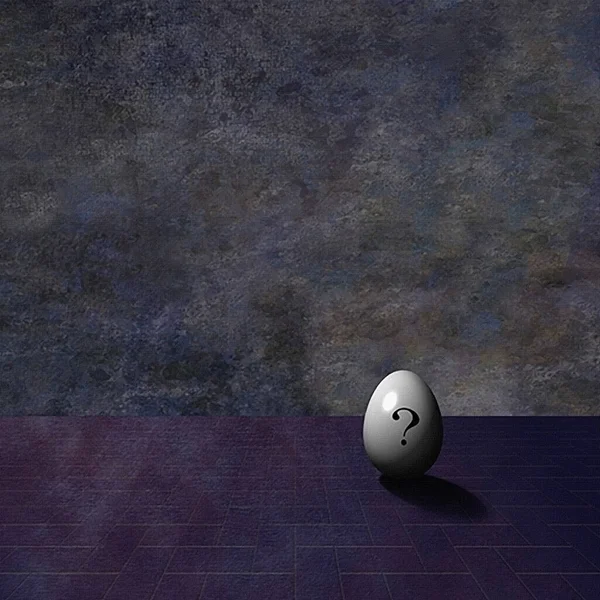 Domanda Egg Illustrazione — Foto Stock