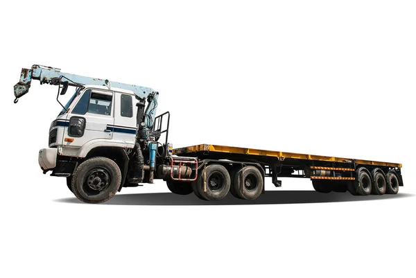 Truck White Background Clipping Path — Stock Photo, Image