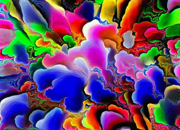 Kleurrijke Abstracte Achtergrond Creatief Beeld — Stockfoto