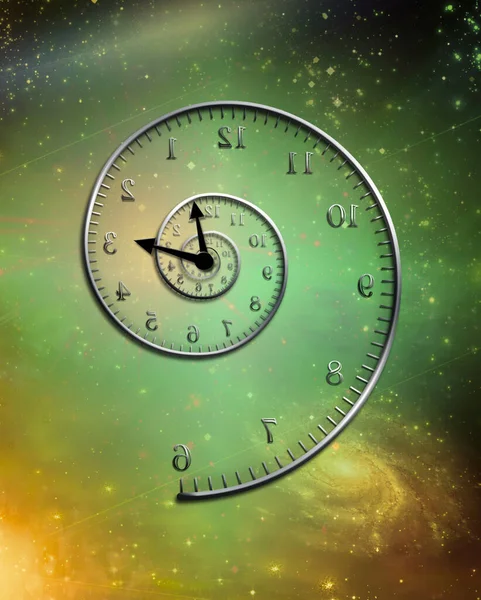 Time Abstract Conceptual Illustration — Stock Photo, Image