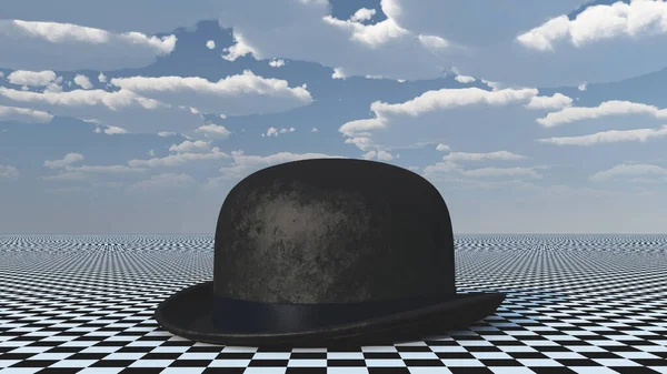Bowler Hat Abstract Conceptual Illustration — Stock Photo, Image