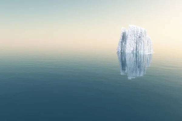 Eisberg Winterliche Schneelandschaft — Stockfoto