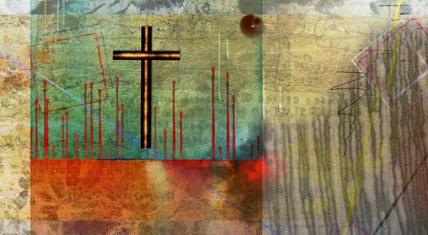 The Cross, colorful picture