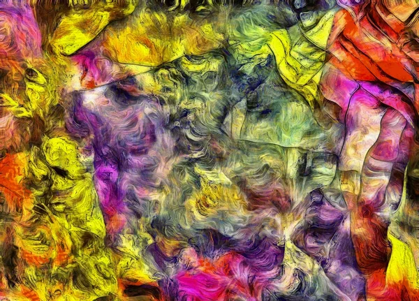 Renkli Soyut Arkaplan Yaratıcı Resim — Stok fotoğraf