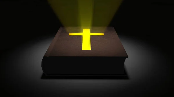 Biblia Święta Symbol Chrześcijański — Zdjęcie stockowe