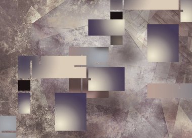 Soyut, kavramsal yaratıcı illüstrasyon 