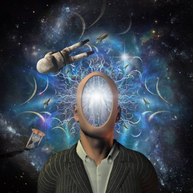 Uzay rüyaları, kavramsal soyut çizimler