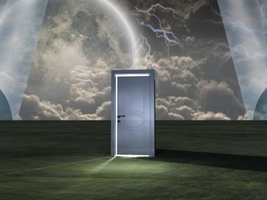 Gökyüzü perdeleri, kavramsal soyut çizimler