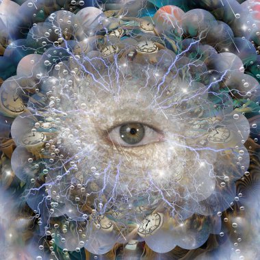 Hepsi Gören Göz, soyut kavramsal çizimler