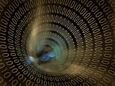 İkili tünel, kavramsal soyut çizim