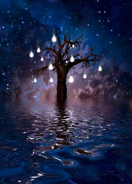 Fikir ağacı, renkli resim