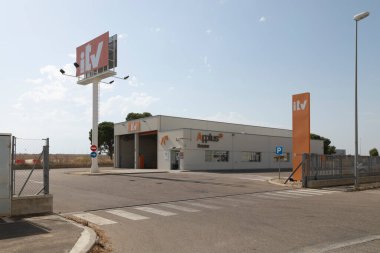 Aragon, İspanya 'daki Teknik Araç Kontrolü için 5011 numaralı istasyon.