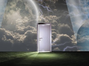 Gökyüzü perdeleri, kavramsal soyut çizimler