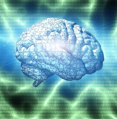 Beyin Bulmacası, kavramsal soyut çizim