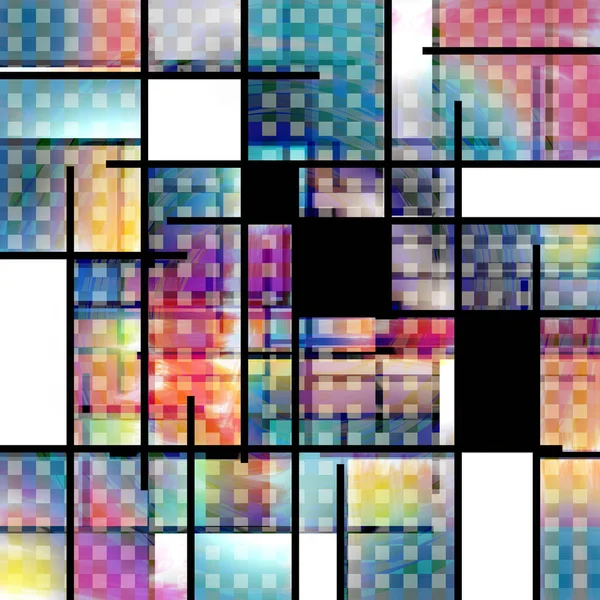 Abstract Creatief Decor Kleurrijke Geometrische Achtergrond — Stockfoto