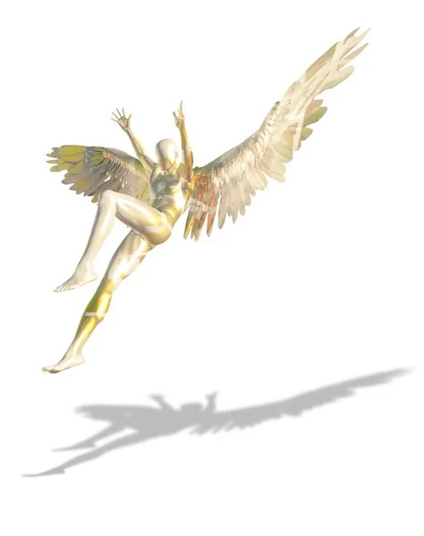 Anioł Bez Twarzy Abstrakcyjna Ilustracja Konceptualna — Zdjęcie stockowe