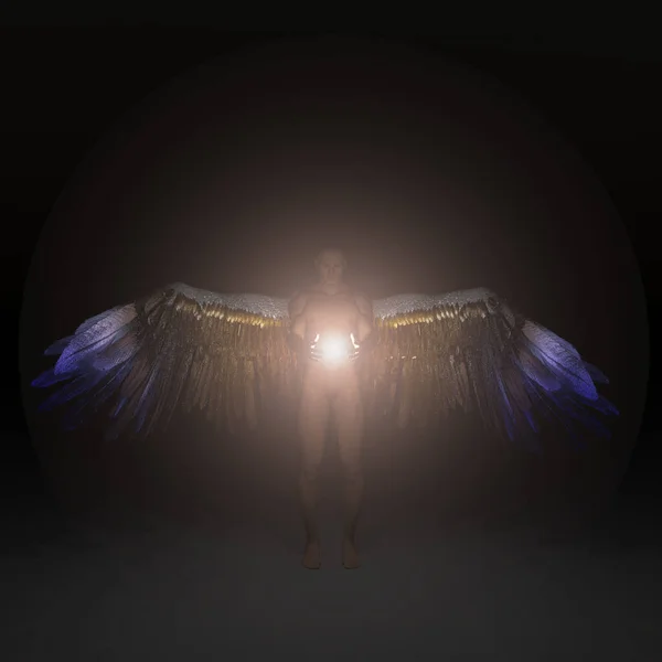 Angel Being Conceptual Abstract Illustration — Stock Photo, Image