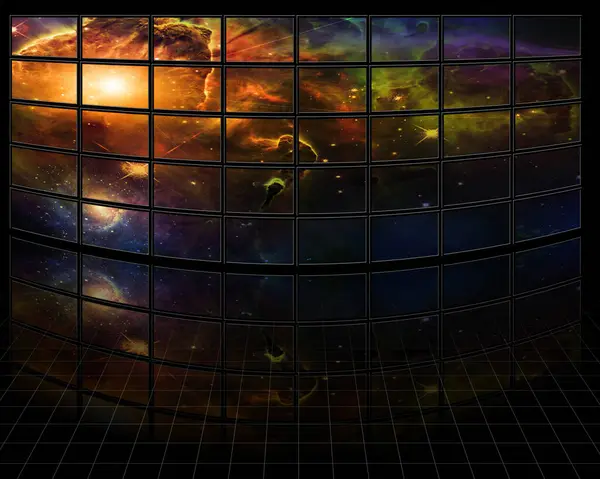 Galaxer Och Stjärnor Begreppsmässig Abstrakt Illustration — Stockfoto