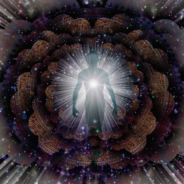 Abstract Mandala Illustration Ornament Background Illustration — Stock Photo, Image