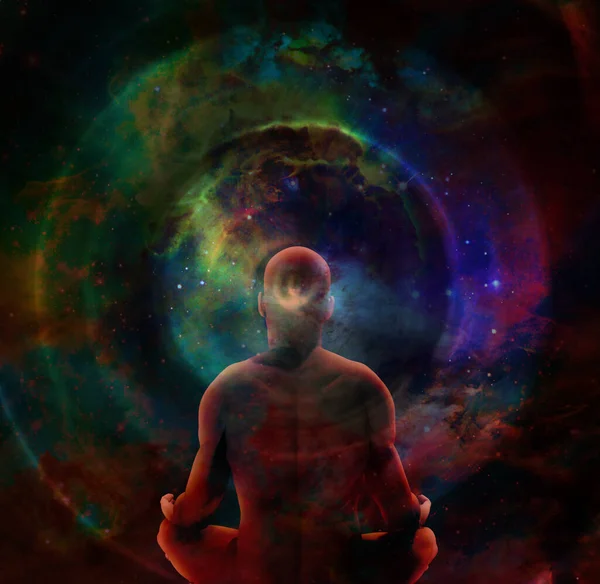 Abstract Redare Artă Spiritualitate Meditație Umană — Fotografie, imagine de stoc
