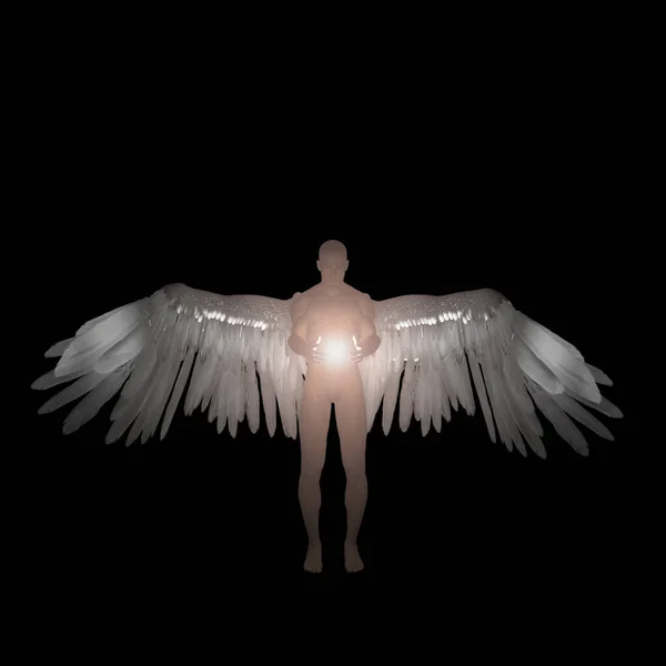 Angel Conceptual Abstract Illustration — Stock Photo, Image
