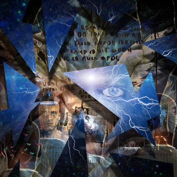 Shards Reality Abstract Conceptual Illustration — Stock Photo, Image