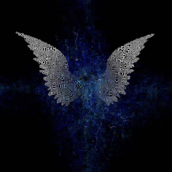 Vleugels Conceptuele Abstracte Illustratie — Stockfoto
