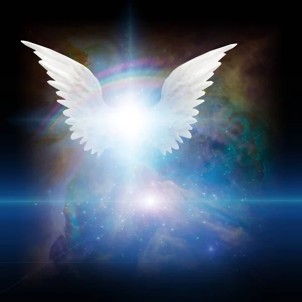 Angel Star Conceptual Abstract Illustration — Stock Photo, Image