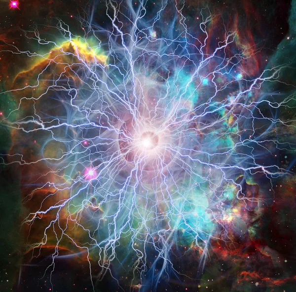 ビッグバン 概念的な抽象的なイラスト — ストック写真
