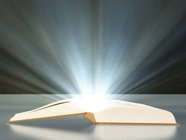 Book with light, colorful picture