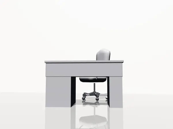 Stół Krzesło Biurowe Kolorowe Zdjęcie — Zdjęcie stockowe