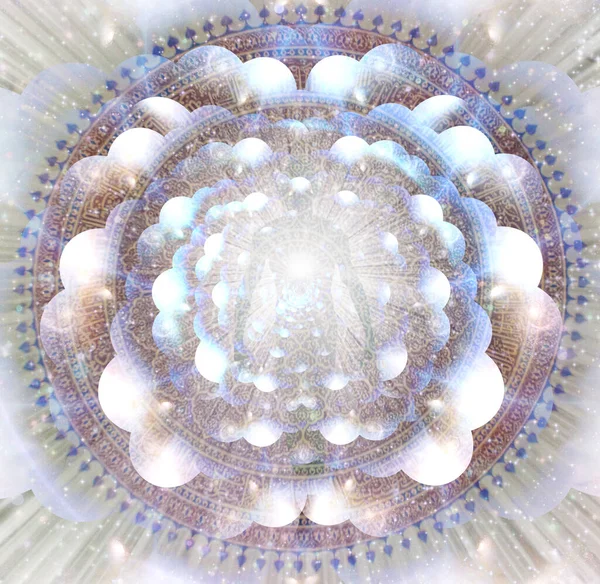 Abstracte Mandala Illustratie Ornament Achtergrond Illustratie — Stockfoto