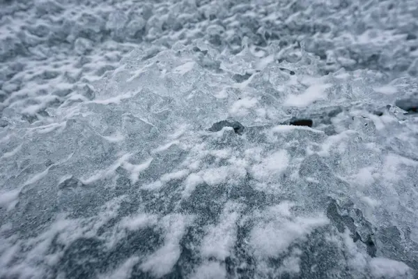 Soyut Yaratıcı Arkaplan Buz Dokusu Yakın Plan — Stok fotoğraf