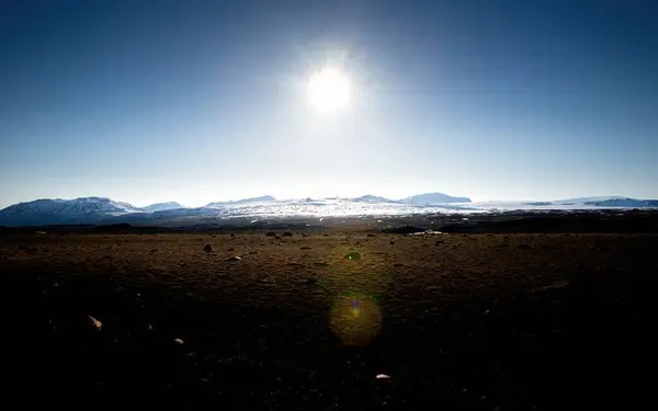 Vulkaniska Islandskap Vacker Utsikt — Stockfoto