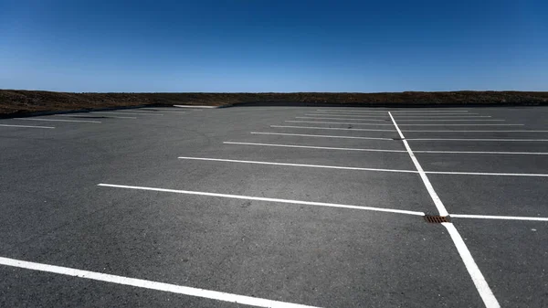 Empty Space Parking Lot — Stock Photo, Image