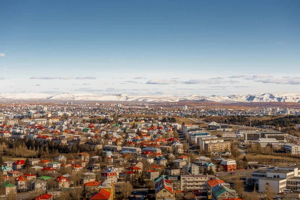 Reykjavik Από Ψηλά Ισλανδία — Φωτογραφία Αρχείου