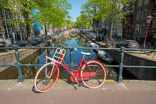 Cena Cidade Amsterdã Holanda — Fotografia de Stock
