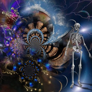 TV başları erkekler, kavramsal yaratıcı illüstrasyon 