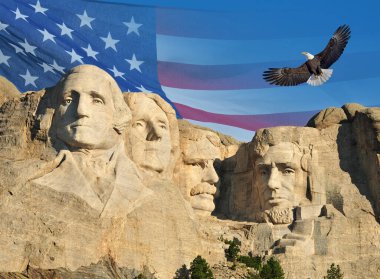 Rushmore Dağı 'nın ünlü anıtı