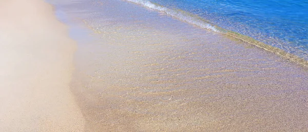 Mooi Oppervlak Van Zee Zand Abstracte Achtergrond — Stockfoto