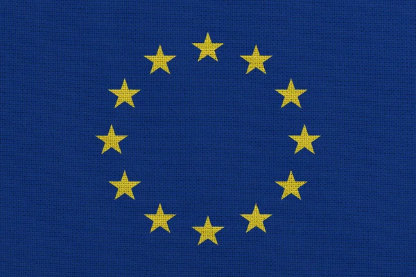 Europa Bandeira Papel — Fotografia de Stock
