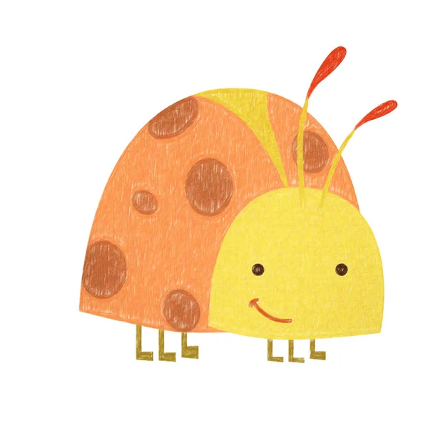 Animals Set Ladybug Colorful Illustration — Stock Photo, Image