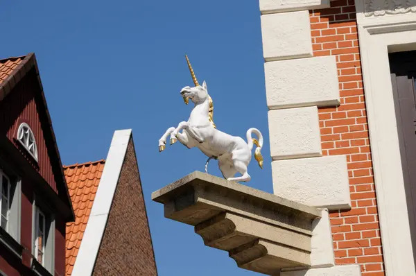 Unicorn Mythical Creature House — Stock Photo, Image