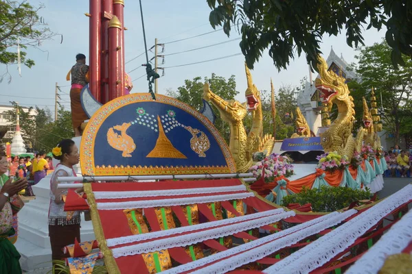 Φεστιβάλ Songkran Στυλ Ταϊλάνδης Mon — Φωτογραφία Αρχείου